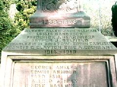 War Memorial, Bollington, Cheshire.
