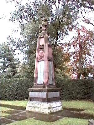 War Memorial, Cheadle Hulme, Cheshire.