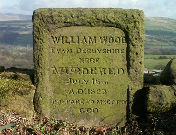 Memorial to William Wood, Disley, Cheshire.