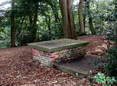 The grave of Maggoty Johnson, Gawsworth, 1773.