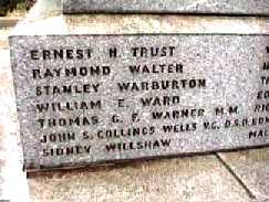 War Memorial, Marple, Cheshire.