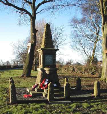 War Memorial, Bradfield Green, Cheshire.