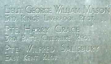 War Memorial, Saighton, Cheshire.