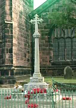 War Memorial, Weaverham, Cheshire.